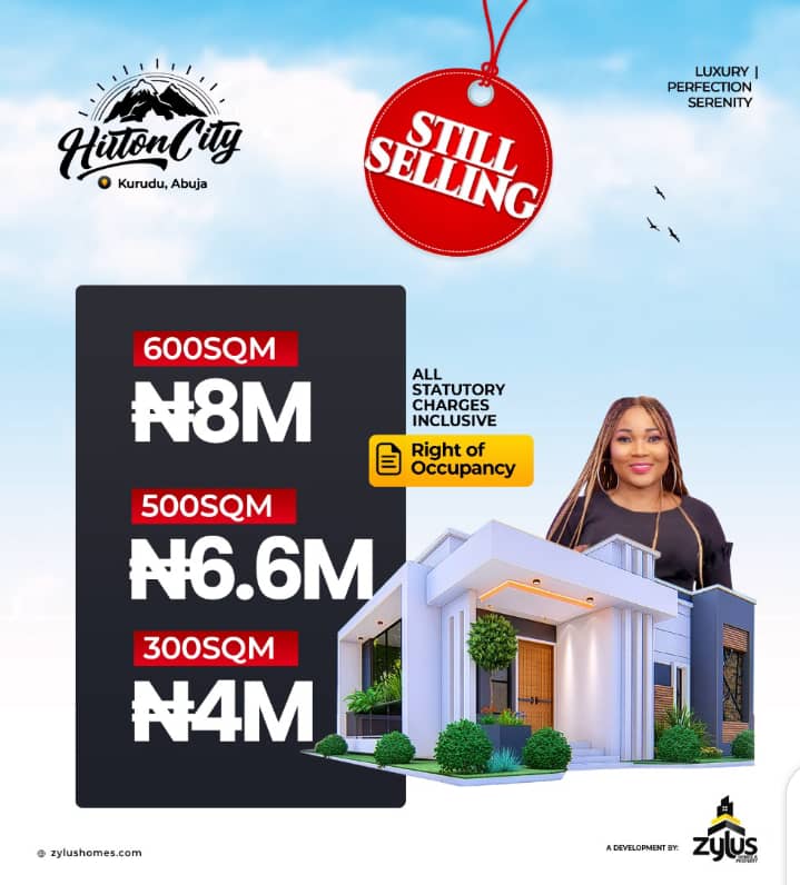 Plots of Land for Sale at Hilton City Kurudu Abuja
